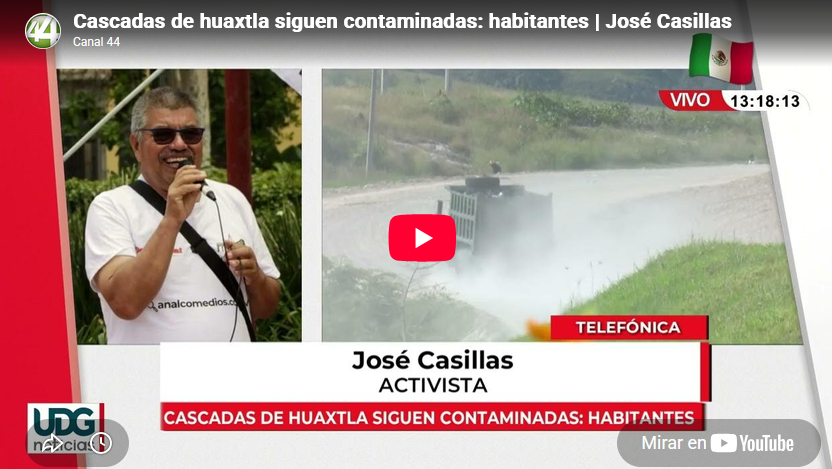 Cascadas de huaxtla siguen contaminadas: habitantes | José Casillas