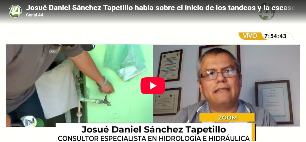 Josué Daniel Sánchez Tapetillo habla sobre el inicio de los tandeos y la escasez de agua en la ZMG