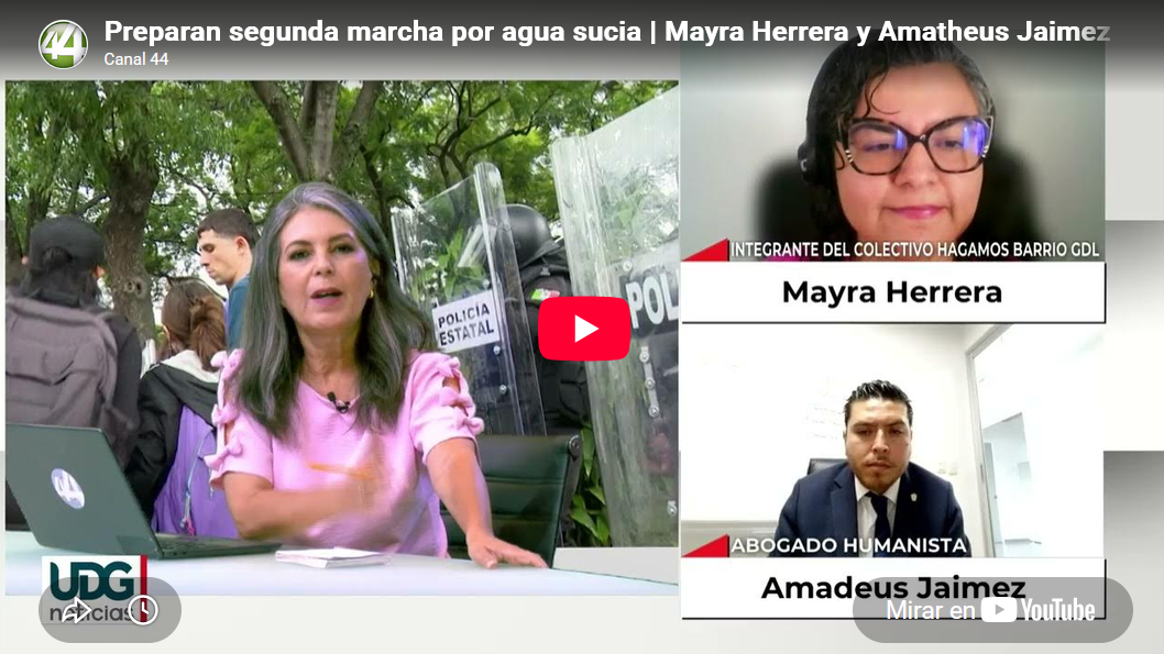 Preparan segunda marcha por agua sucia | Mayra Herrera y Amatheus Jaimez