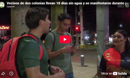 Vecinos de dos colonias llevan 18 días sin agua y se manifestaron durante partido Atlas vs. América