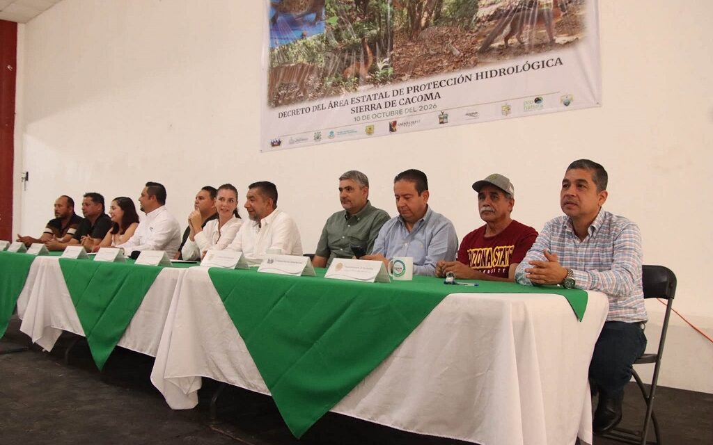 Firman Decreto de Área de Protección Hidrológica de Sierra de Cacoma