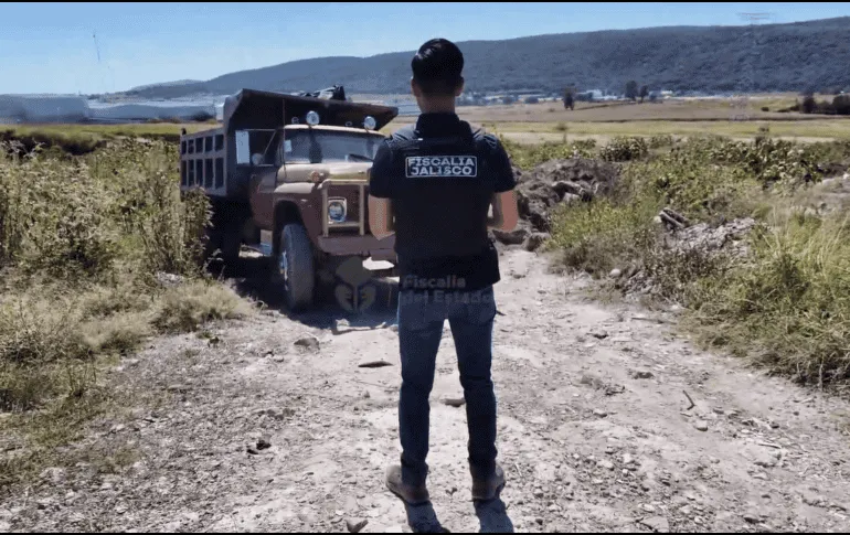 Detienen a 7 y aseguran vertedero irregular de escombro en Zapopan