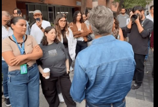 Estudiantes del ITESO cuestionan a Pablo Lemus por crisis de agua; gobernador ofrece diálogo