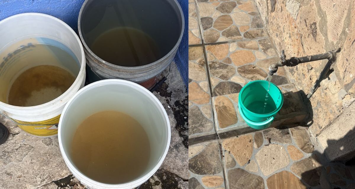Agua negra y con olor fétido en Tlaquepaque: vecinos reportan ligera mejoría, pero siguen las quejas