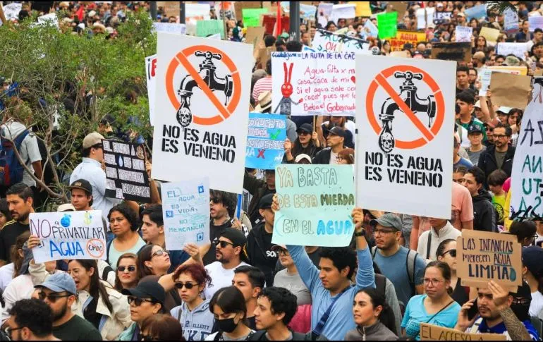 Madres tapatías alzan la voz ante la crisis del agua en Guadalajara